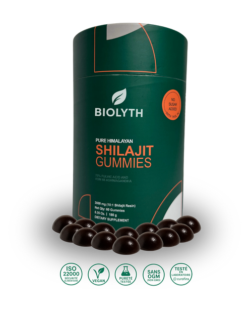 Gummies Shilajit – Énergie, Force & Vitalité